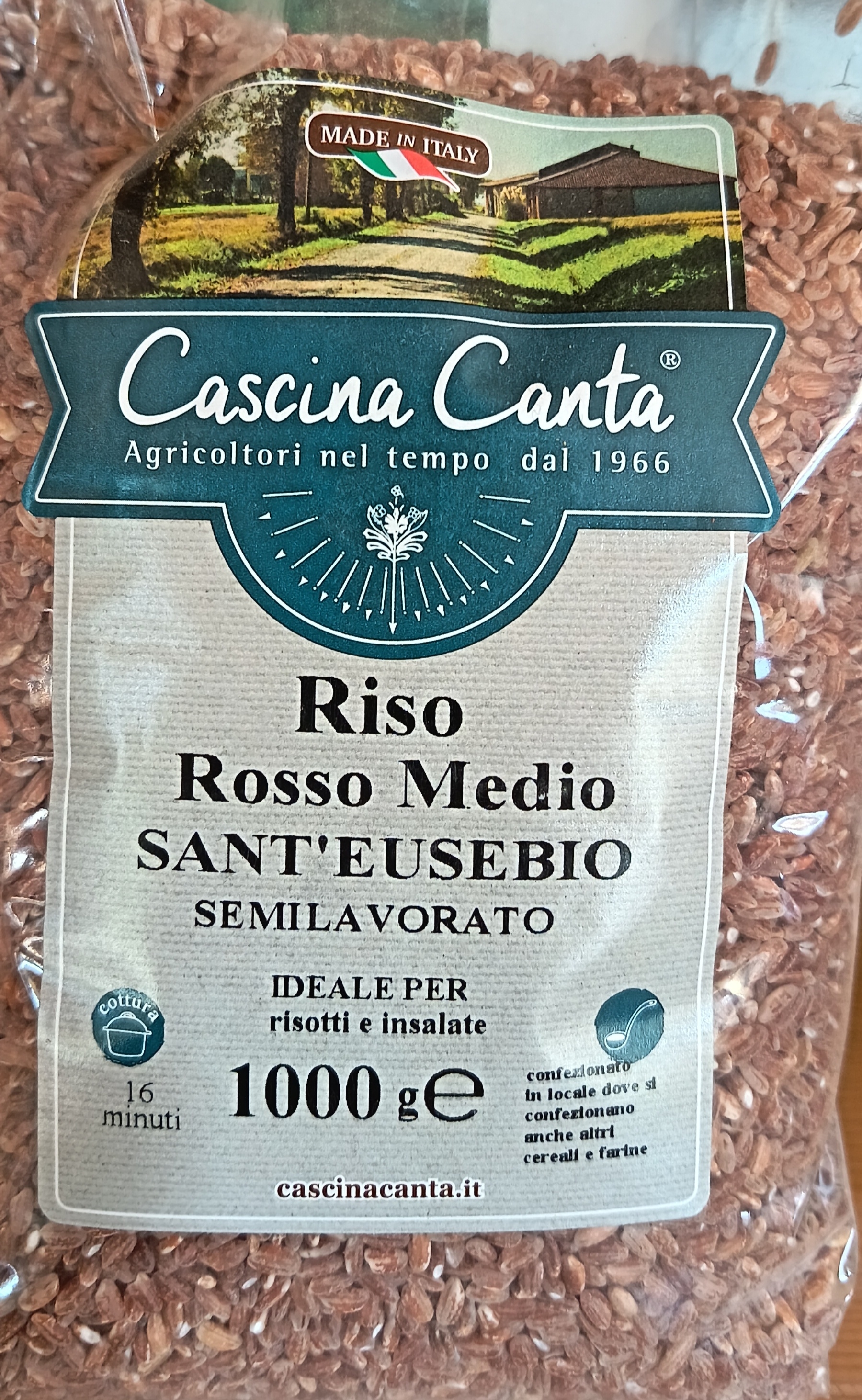 Riso rosso medio Cascina Canta